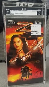 The Legend of Zorro 2006 VHS IGS Graded 9 Seal 9 Sony Columbia Rare Late Release - Picture 1 of 7