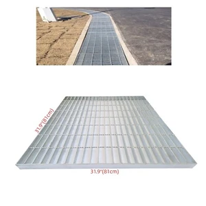 Carbon Steel Grille Plate Car Wash Sewage Treatment Sewer Grill 2.6ft*2.6ft - Picture 1 of 20