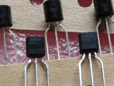 10x STX616 -AP NPN High Voltage Transistor 500V 1.2A Hochspannungtransistor TO92 - Bild 1 von 2