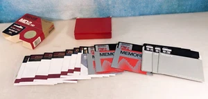 Lot of 16 Sony Dysan Memorex Presumed Blank Floppy Discs 5" SS w/Labels Untested - Picture 1 of 6
