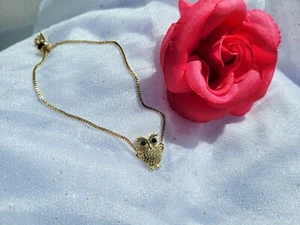 Owl bracelet, Gold Owl bracelet - Picture 1 of 2