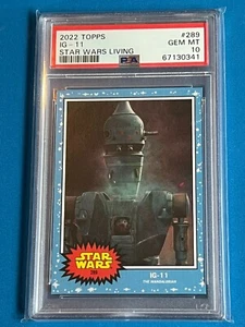 2022 Topps Star Wars Living Set IG-11 Card #289 PSA 10 Gem Mint: The Mandalorian - Picture 1 of 2