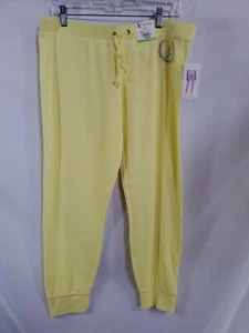 Juicy Couture gelber Schweißanzug Unterteil Damen groß Neu mit Etikett - Bild 1 von 12