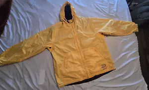 Nautica Competition Mens Extra Large Yellow Windbreaker Jacket Coat Hooded XL - Picture 1 of 11