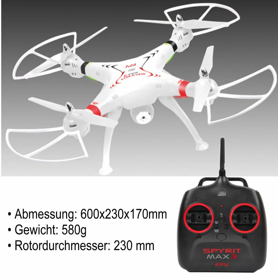 T2M Spyrit Max 2 FPV Quadrocopter RTF Kameraflug