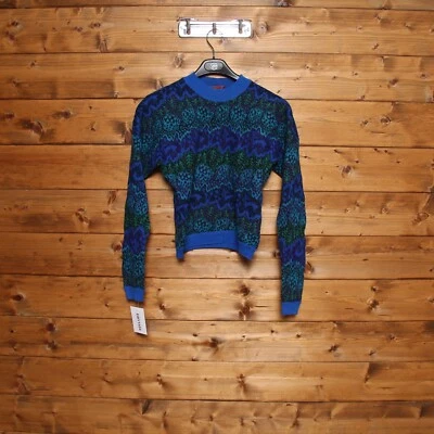 Suéter Missoni Usado Talla M (Cod.EBAY1554) Mujer Lana Nylon Azul Eléctrico - Imagen 1 de 4