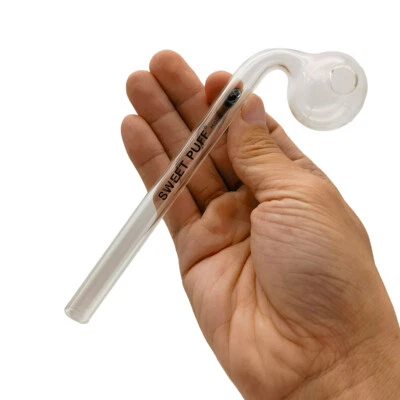 WWM 5.5 inch Smoking Pipes Protable Glass Bongs Hand Pipes Spoon Glass Water Pipe