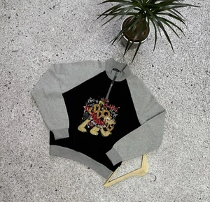 RARE Luxury Iceberg History Disney Pluto 1/4 Zip Grey Men’s Pullover Size L - Picture 1 of 15