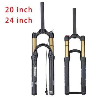 20/24 Inch MTB Bicycle Front Suspension Air Fork Rebound Damping Travel 100mm - Image 1 of 4
