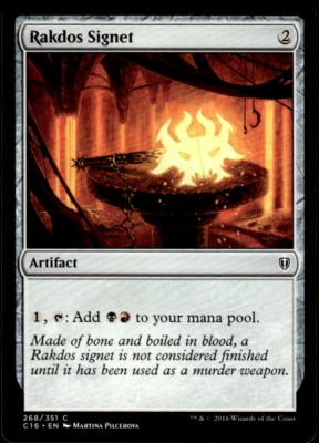 MTG - Rakdos Signet - Artifact - Commander 2016 - x1 NM MTG - Image 1 of 2