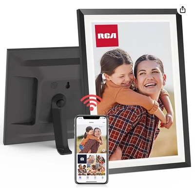 RCA 10.1 ” WiFi Digital Picture Frame Electronic Photo Frames 32GB Storage - Image 1 of 4