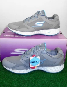 NIB Skechers Women's Go Golf Performance Golf Shoes 7 M, Charcoal / Blue, 14853 - Picture 1 of 7
