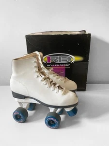 Roller Derby Figure Skates Women’s Uk Size 8 White - Picture 1 of 16