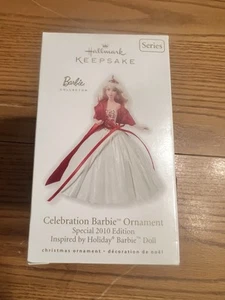 Barbie Hallmark 2010 Celebration Holiday #11 édition spéciale ornement souvenir - Photo 1 sur 4