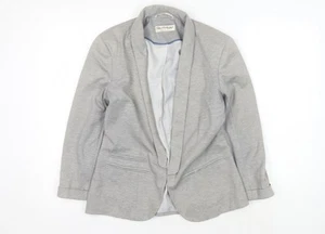 Miss Selfridge Women's Grey Blazer - Size 10 - Picture 1 of 12