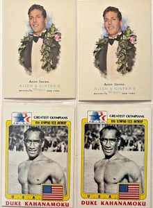 (4x) Andy "The People's Champ" y DUKE Kahanamoku LOTE ÉPICO DE LA REALEZA HAWAIANA #6 - Imagen 1 de 2