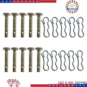 10PACK Shear Pins&Cotter Pins Fits 738-04124A MTD Cub Cadet Craftsman Snowblower - Picture 1 of 7