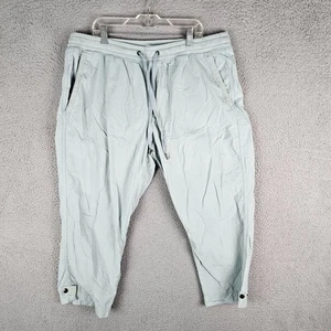 L.L. Bean Crop Pants Men's Large Stretch Regular Straight Leg Drawstring 506765 - Picture 1 of 10