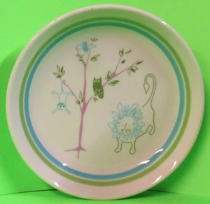 Raro Plato Infantil Restaurante Shenango Años 60 Mediados de Siglo MCM 5 3/4" - Imagen 1 de 3