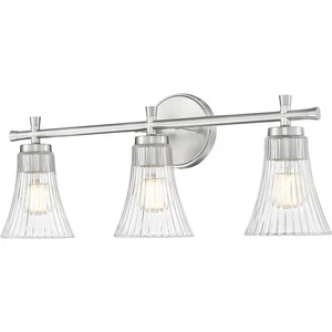 Z-Lite 7519-3V-BN Belle Bathroom Vanity Light Brushed Nickel - Picture 1 of 8