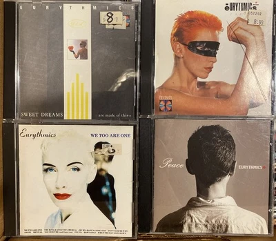 Eurythmics 4 CD LOT Sweet Dreams Touch Peace We Too Are One 1983 1989 1990 — 第 1/4 张图片