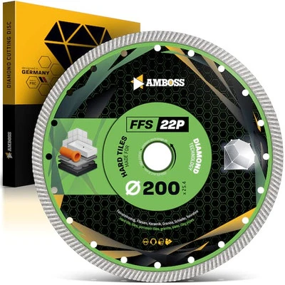 AMBOSS WERKZEUGE FFS 22P Diamant Trennscheibe 200 x 1.8 x 25.4