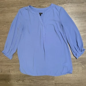 Talbots Periwinkle Blue Blouse Size S Pullover - Picture 1 of 4