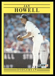 1991 FLEER JAY HOWELL LOS ANGELES DODGERS #209 - Picture 1 of 2
