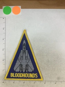 US NAVY F-14 BLOODHOUNDS TRIANGLE SQUADRON PATCH - Picture 1 of 2