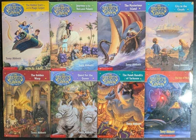 Lot of 8 The Secrets of Droon Series Paperback Chapter Books by Tony Abbott Foto 1 de 3
