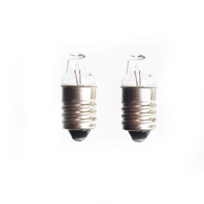 Miniature Pen light Torch Mini Small Light Bulb Size 9x23mm E10 Screw 2.2V 0.25A - Image 1 of 4