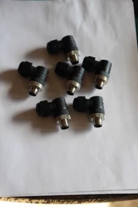 Lumberg RSCW3U/9 Micro 1/2" Field Attachable, Female, 3 pole, Dual Key 90 Degree - Picture 1 of 9