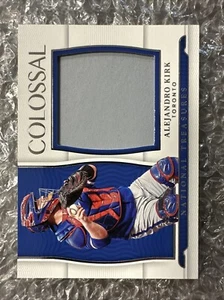 Panini National Treasures 2022 Alejandro Kirk #CLM-KI Colossal Materials/99 - Imagen 1 de 2