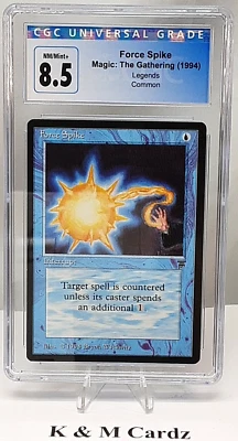 MTG - Legends - Force Spike - Graded - CGC 8.5 - Vintage - Image 1 of 4