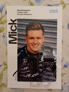 Mich Schumacher original handsignierte Autogrammkarte / Formel 1 T116 - Bild 1 von 2