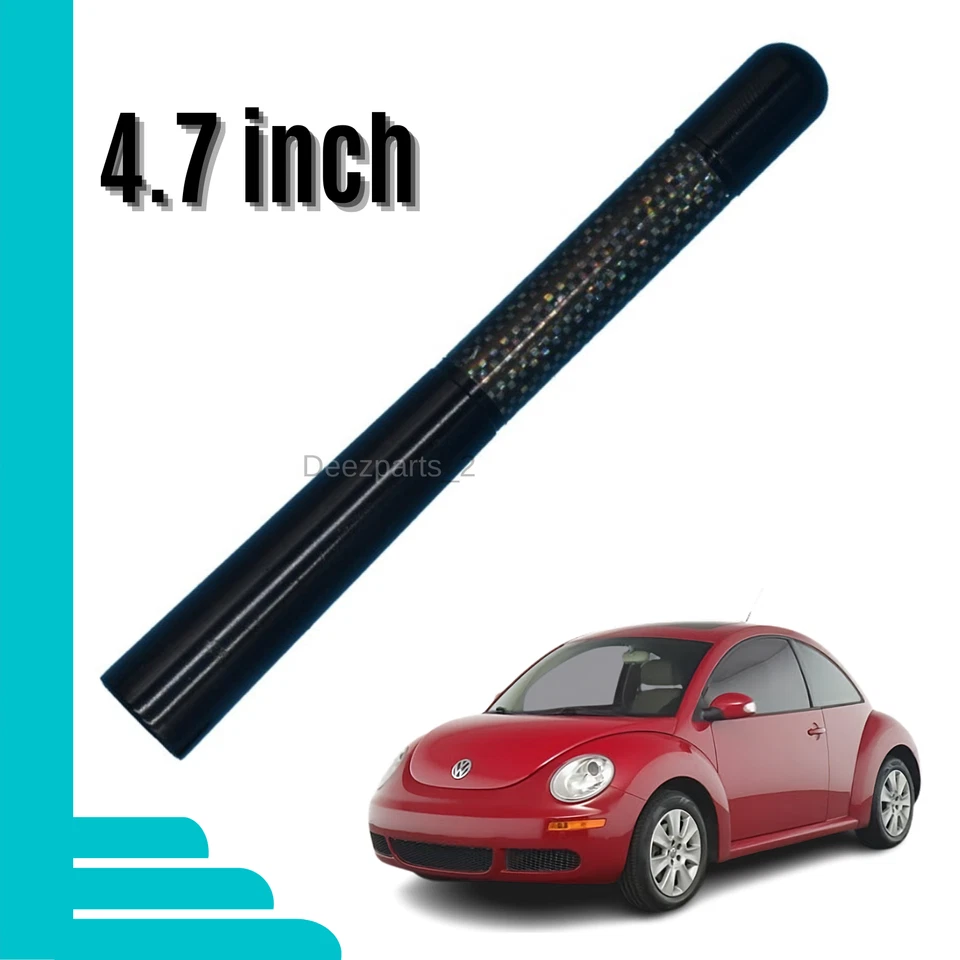 Antena de repuesto de 4,7 pulgadas negra para Volkswagen Beetle 1998-2010 Foto 1 de 4