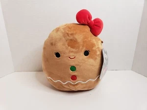 Squishmallows Gina the Gingerbread 8” 7” Christmas Rare Retired BNWT - Picture 1 of 4