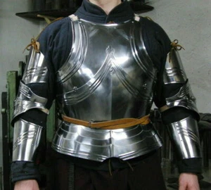 Mittelalter Ritter Körper Rüstung Kampf Kürass Krieger Larp SCA Cosplay Kostüm - Bild 1 von 4