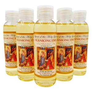 5 Bottles Of Frankincense Aromatic Anointing Oil Blessed in Jerusalem 2 fl.oz - Bild 1 von 2