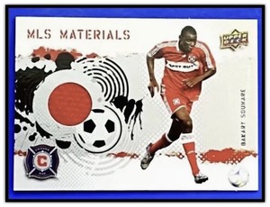 BAKARY SOUMARE  JERSEY  2009  UPPER DECK  MLS  MATERIALS  CHICAGO FIRE  MINT