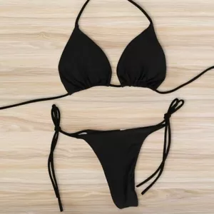 Neck Strap Bikini Sexy Swimsuit Women's Split Strap Adjustable - Picture 1 of 3
