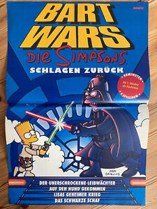 The Simpsons Bart Wars Star Wars Bravo Poster DIN A3
