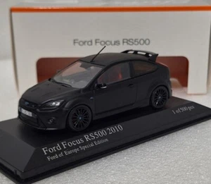Ford Focus RS 500 2010 Matte Black 1:43 Minichamps Dealer Edition RARITY!! (5) - Picture 1 of 13