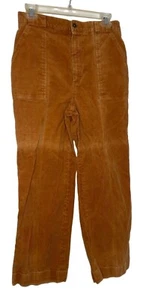 Sears Roebuck Co Corduroy Wide Leg Pants High Waisted Vtg 70s Size 10 - Picture 1 of 9