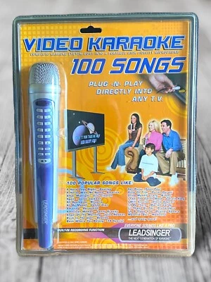 Leadsinger Video Karaoke LS-2000 Series Microphone - 100 Songs Plug N Play!! - Image 1 of 4