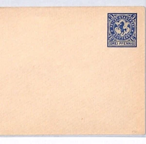 GERMANY LOCAL POST Stationery Envelope STUTTGART 2pf Blue HORSES {samwells}PH392 - Picture 1 of 12