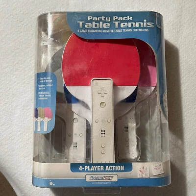 Nintendo Wii Party Pack Table Tennis Remote Extensions Controller Paddles - NIB - Image 1 of 2