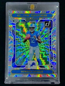 HENDON HOOKER ROOKIE REFRACTOR RC 2023 Donruss SP Insert Non Auto - LIONS - Picture 1 of 9
