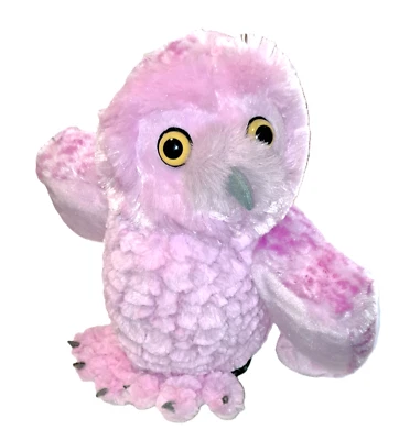 K&M Int. Peluche Wild Republic 2016 rosa púrpura búho peluche 12" juguete animal nevado Foto 1 de 4