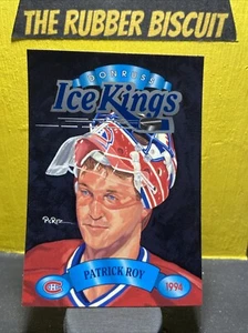 🔥Patrick Roy 1993-94 Donruss Ice Kings Insert #1 - Montreal Canadiens 🔥1104 - Picture 1 of 2